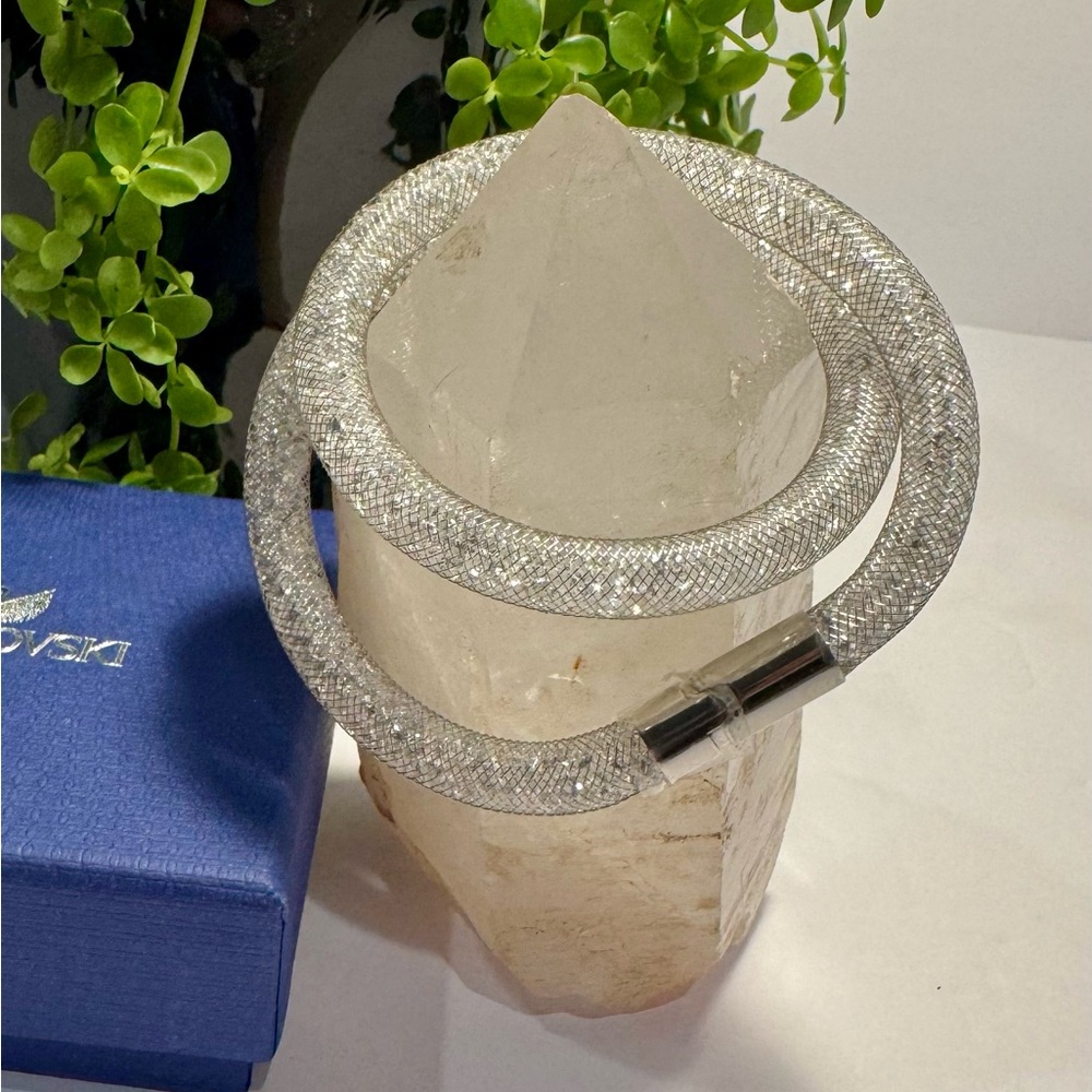 Swarovski Stardust Crystal Flexible Wrap Bracelet - Picture 9 of 14